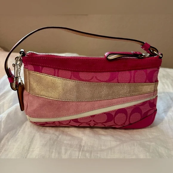 Coach | Bags | Vintage Y2k Rare 204 Coach Wave Patchwork Pink